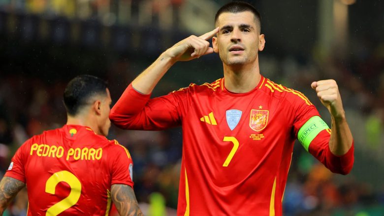 Spanyol Libas 10 Pemain Serbia di UEFA Nations League