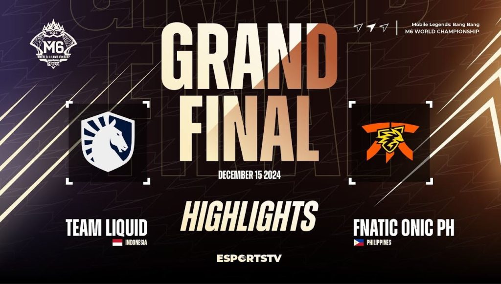 Team Liquid ID vs Fnatic ONIC PH, Berebut Juara M6 MLBB