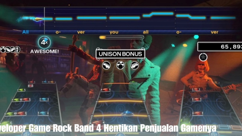 Developer Game Rock Band 4 Hentikan Penjualan Gamenya