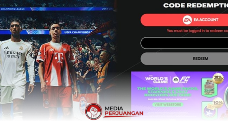 EA Sports Rilis Kode Redeem FC Mobile Juli 2026 Terbaru